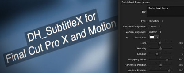 Digital heaven subtitle FCPX