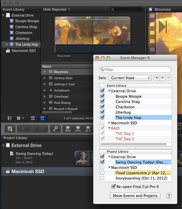 event manager 1.2 FCPX 2