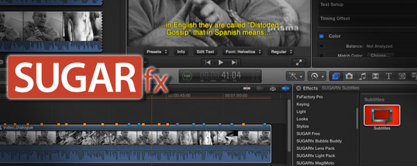 sugar fx subtitle fcpx