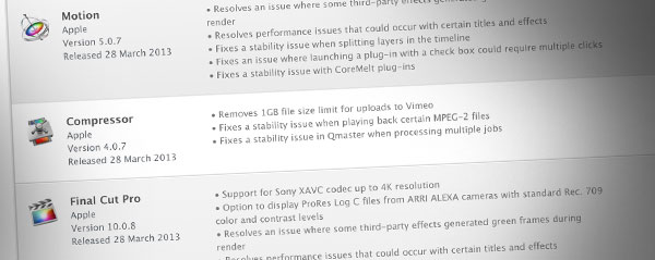 10 0 8 FCPX update