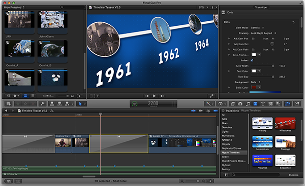 Ripple timelines 2 fcpx
