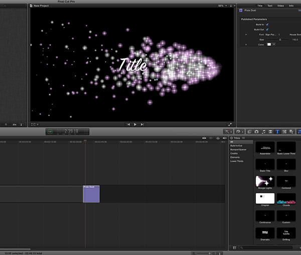 pixie dust fcpx