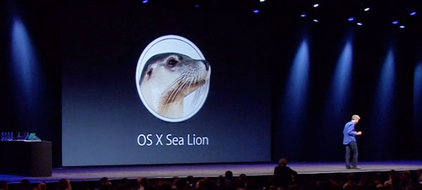 Apple sea lion wwdc 2013