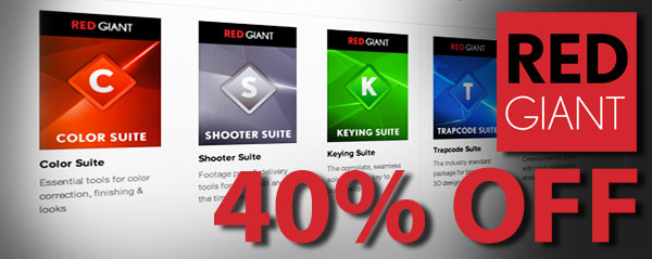 Red Giant Summer Sale 40