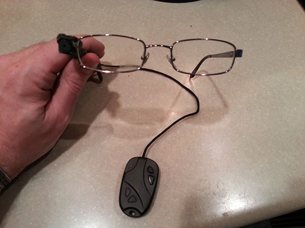 POV wedding video glasses