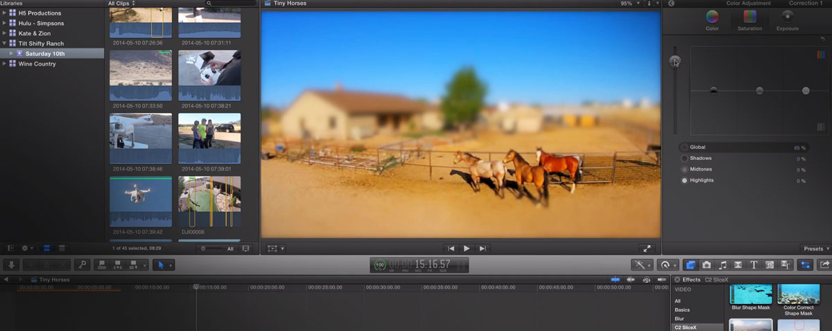 tilt shift fcpx macbreak