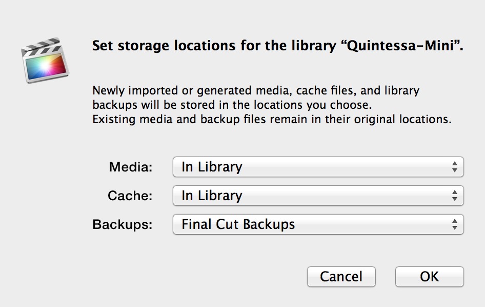 03.Storage settings dialog