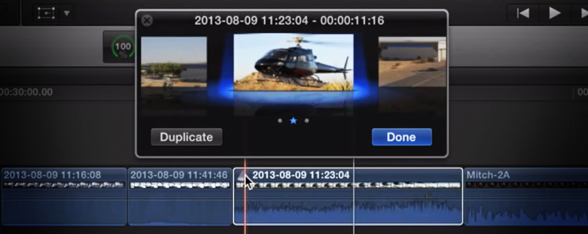audition tricks fcpx