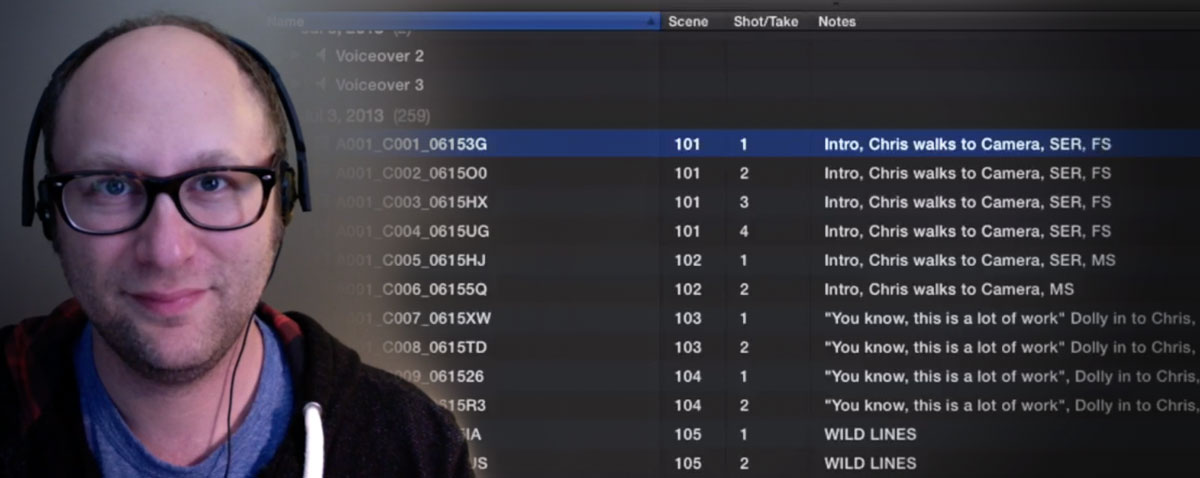 garber FCPX logging