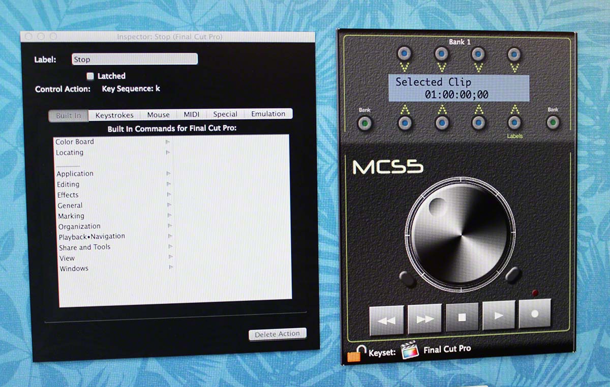 JLCooper MCS5 3 FCPX