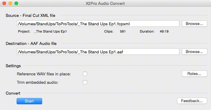 TSU2 X2PRO AudioConverter