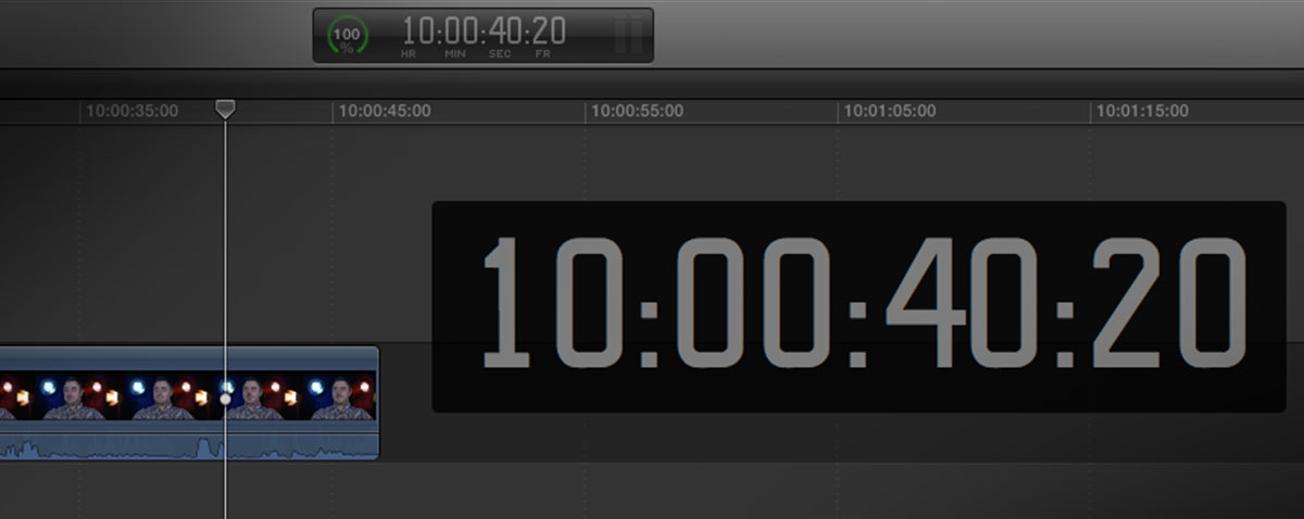 timecode fcpx fx factory