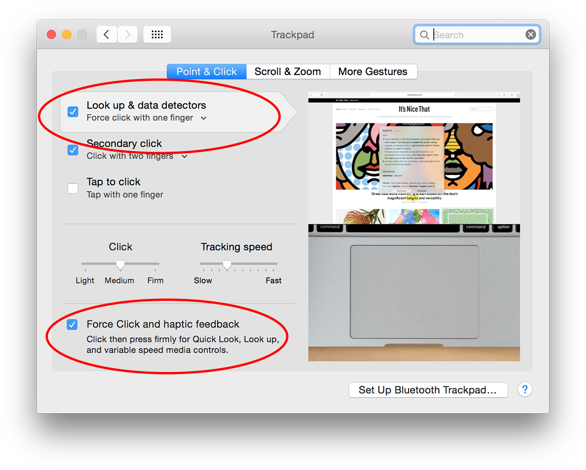 new system preferences