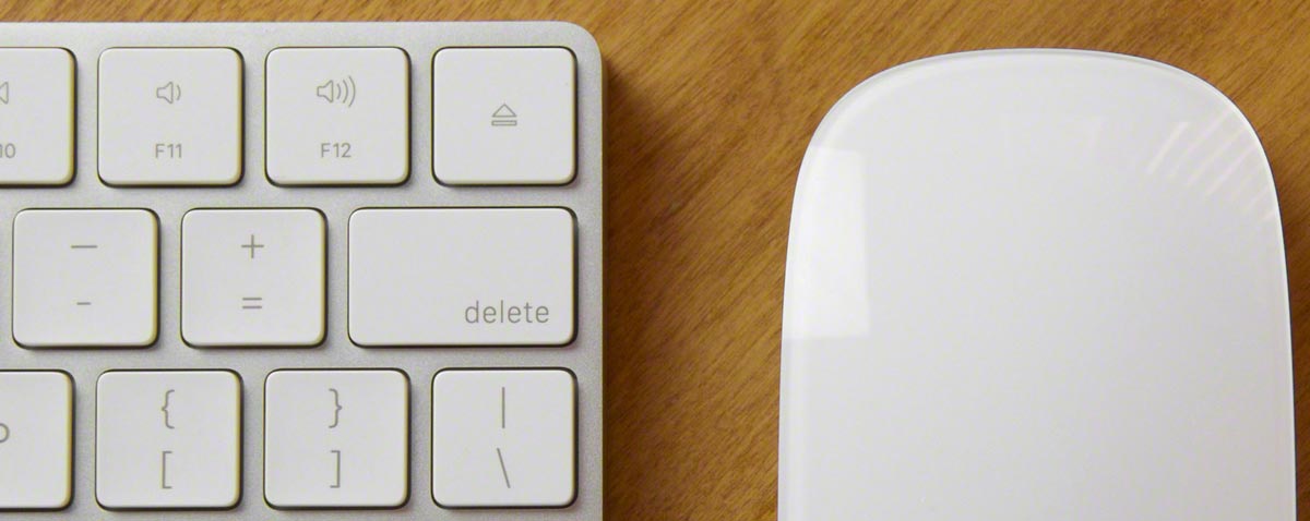 magic mouse keyboard fcpx