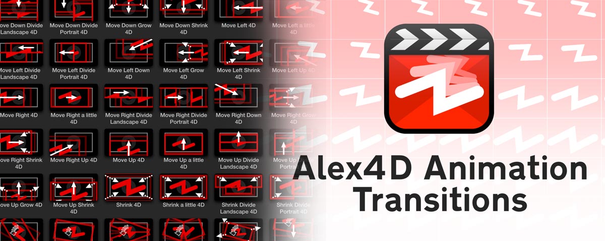 alex4d animation transitions plugin fcpx