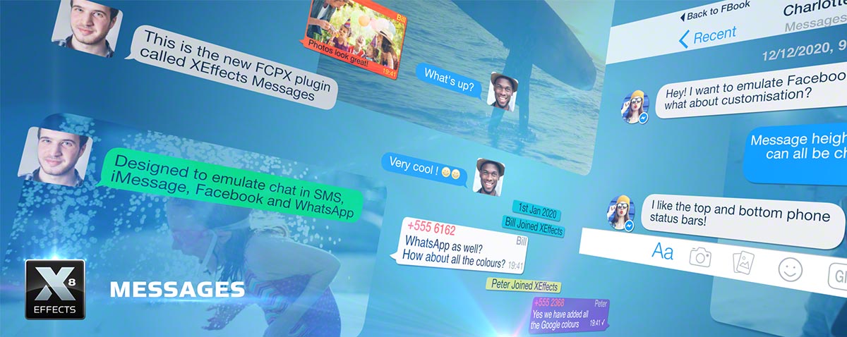 xeffects messages fcpx