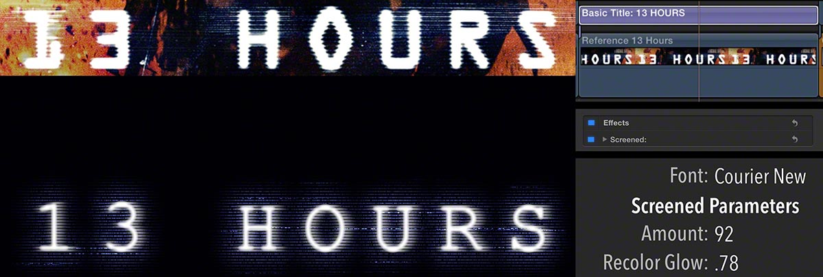 13 hours comp