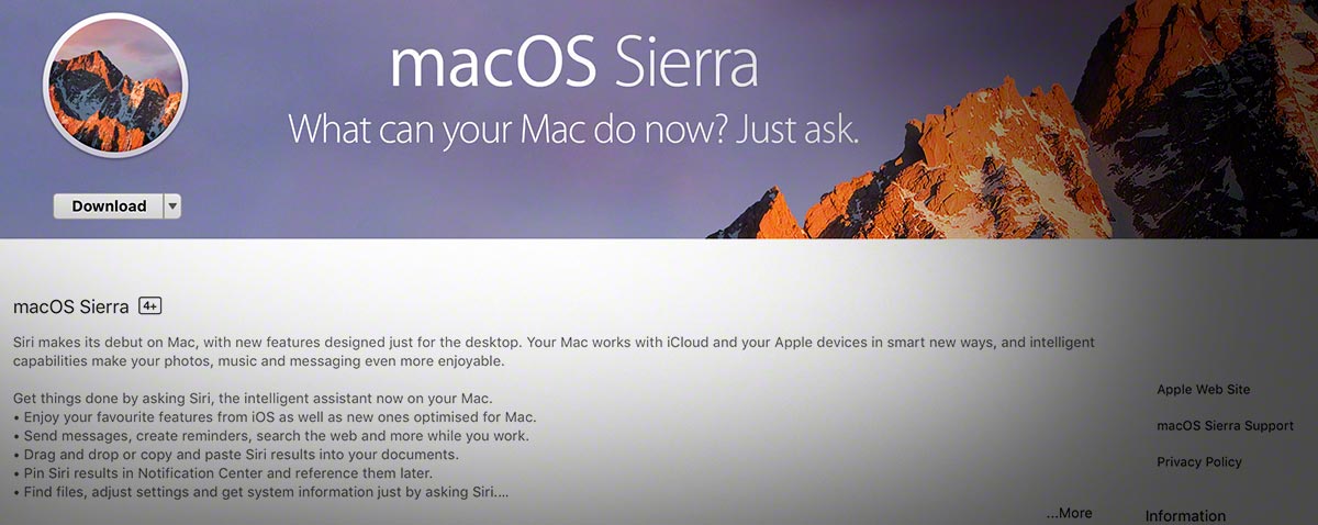 macOS Sierra FCPX