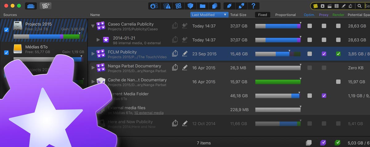 final cut library manager 3 fcpx