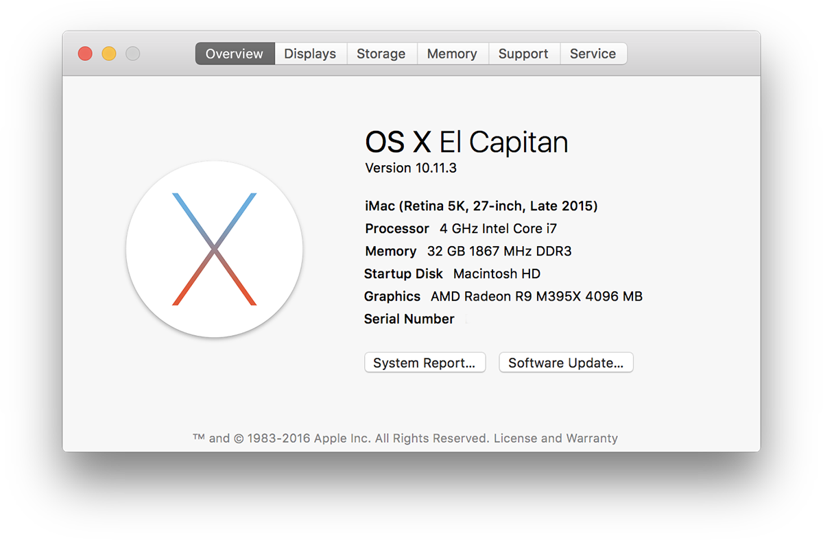 imac config