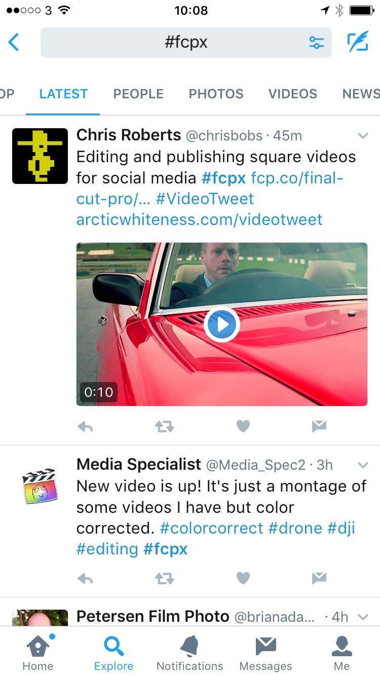square video fcpx 16