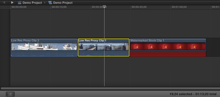 final cut pro x external proxies