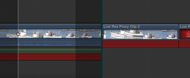 final cut pro x project timeline