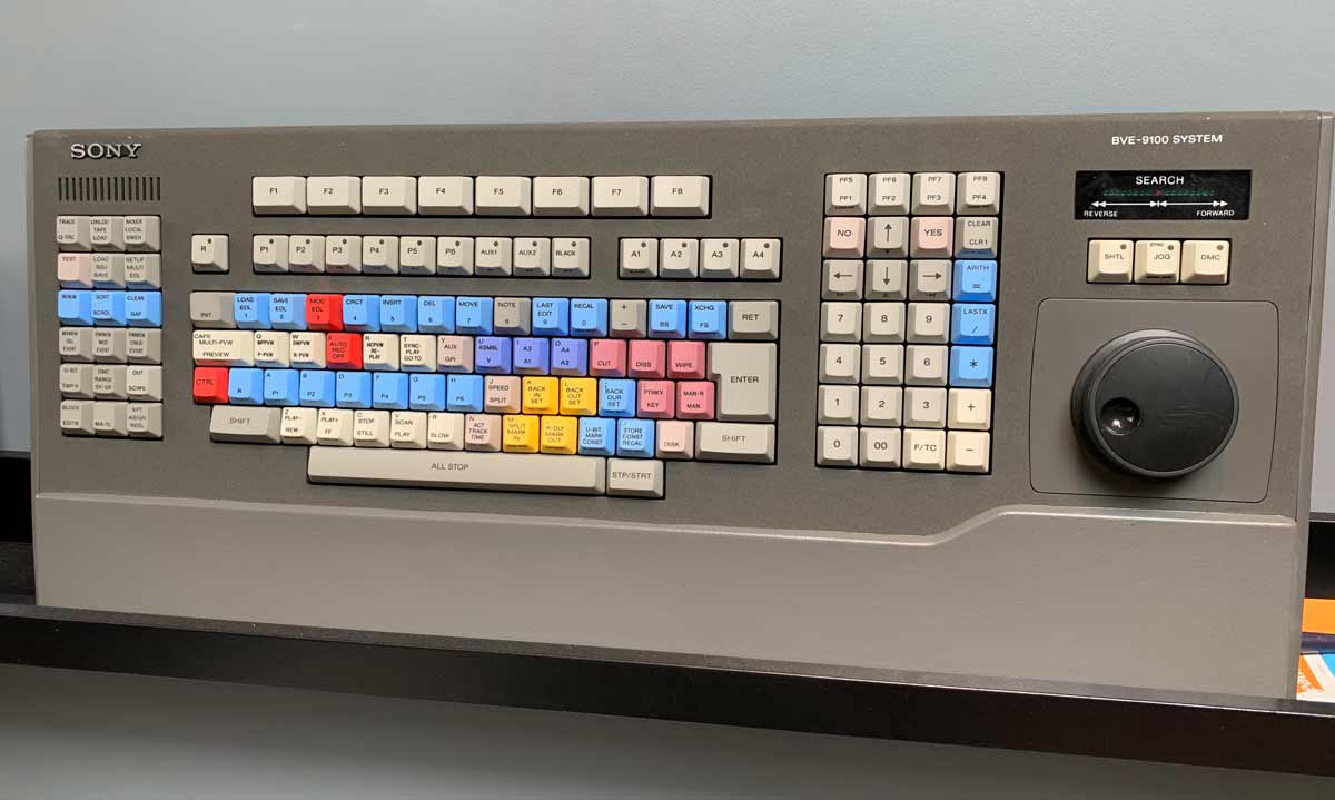 sony bve 9100 keyboard