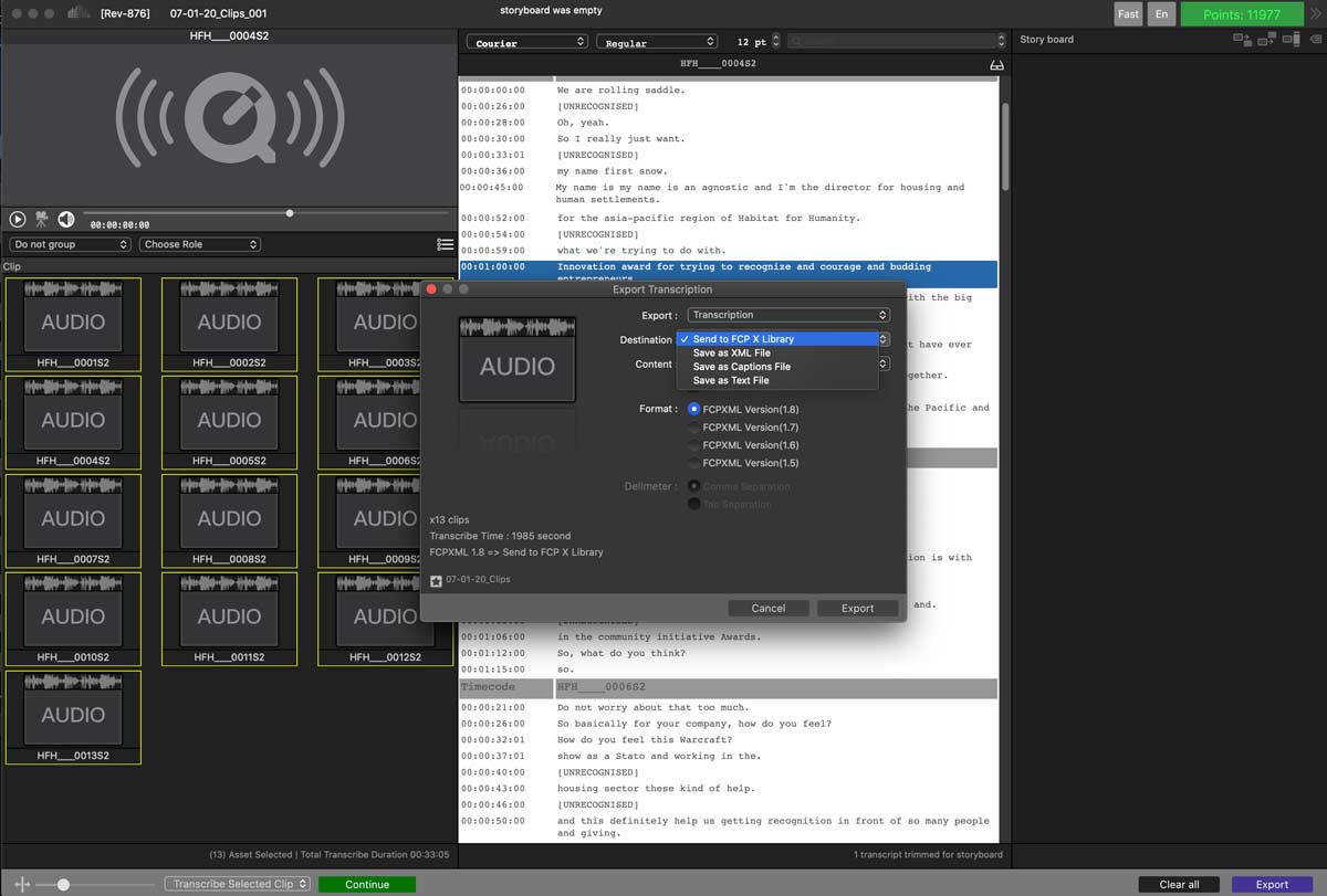 habitat for humanity scribeomatic fcpx 11