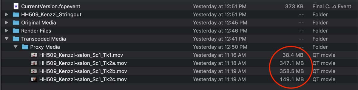 FCPX Proxy Workflow