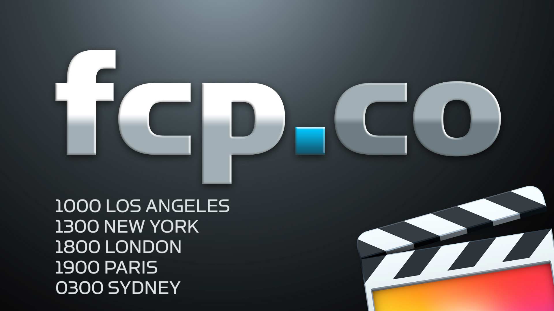 FCPdotCo LIVE youtube poster image