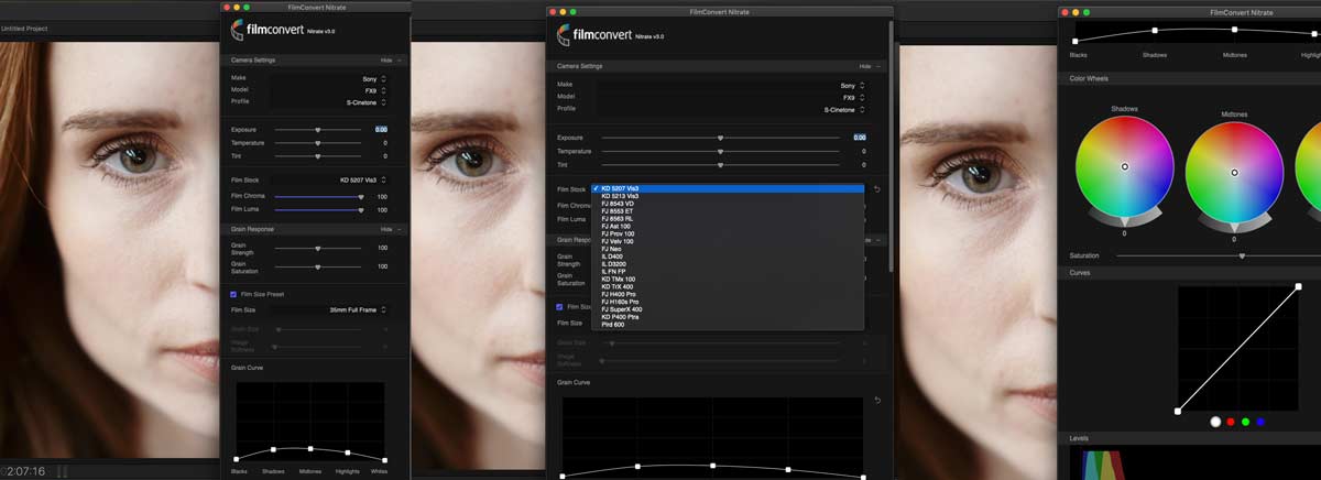 FCPX fcnitrate controls