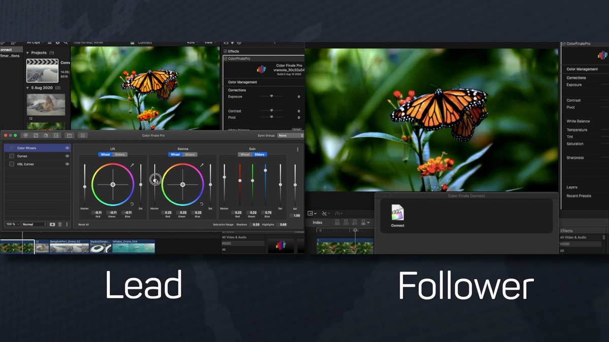 color finale connect beta fcpx gui