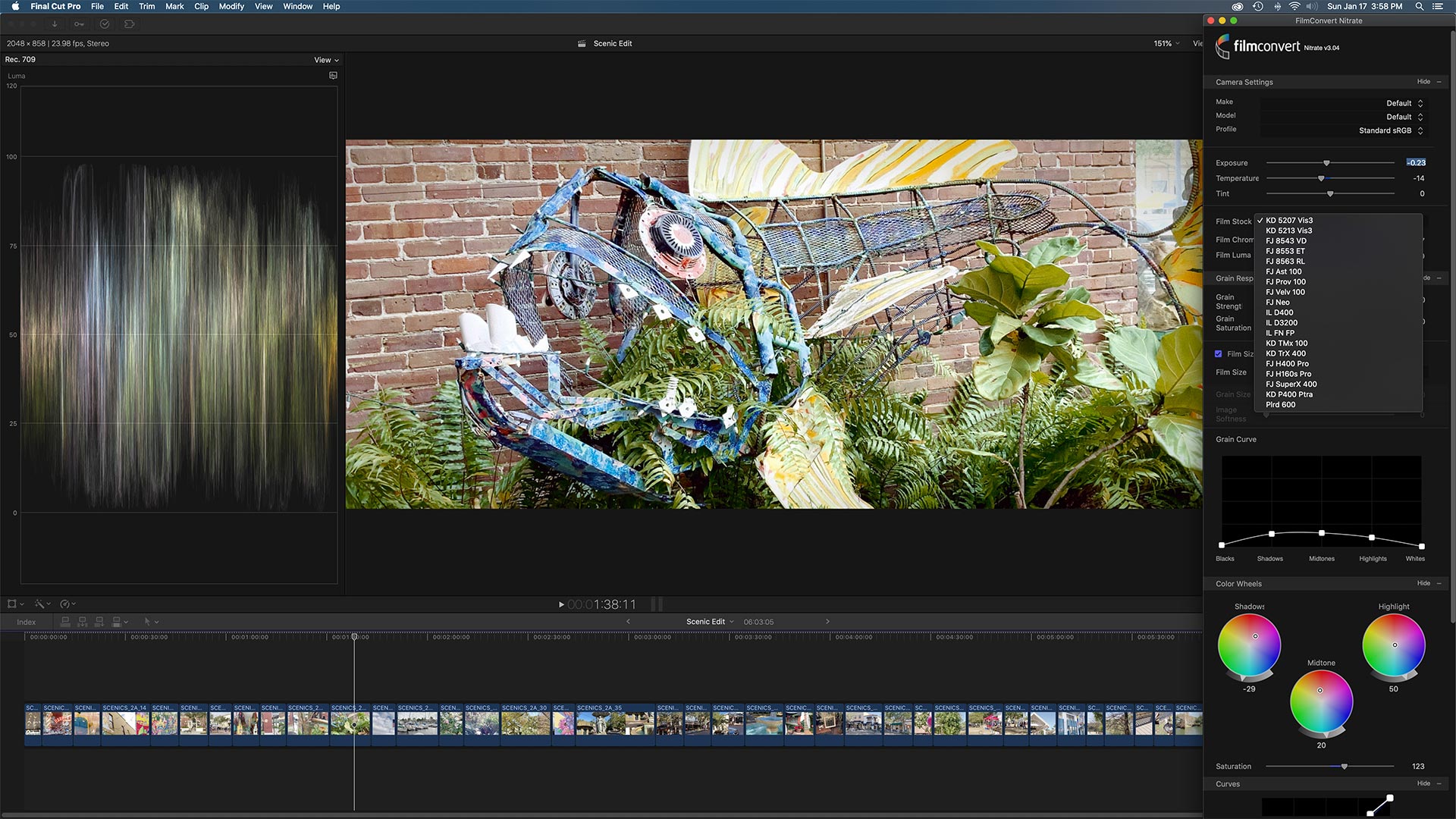 FCP OP Filmic iphone 5