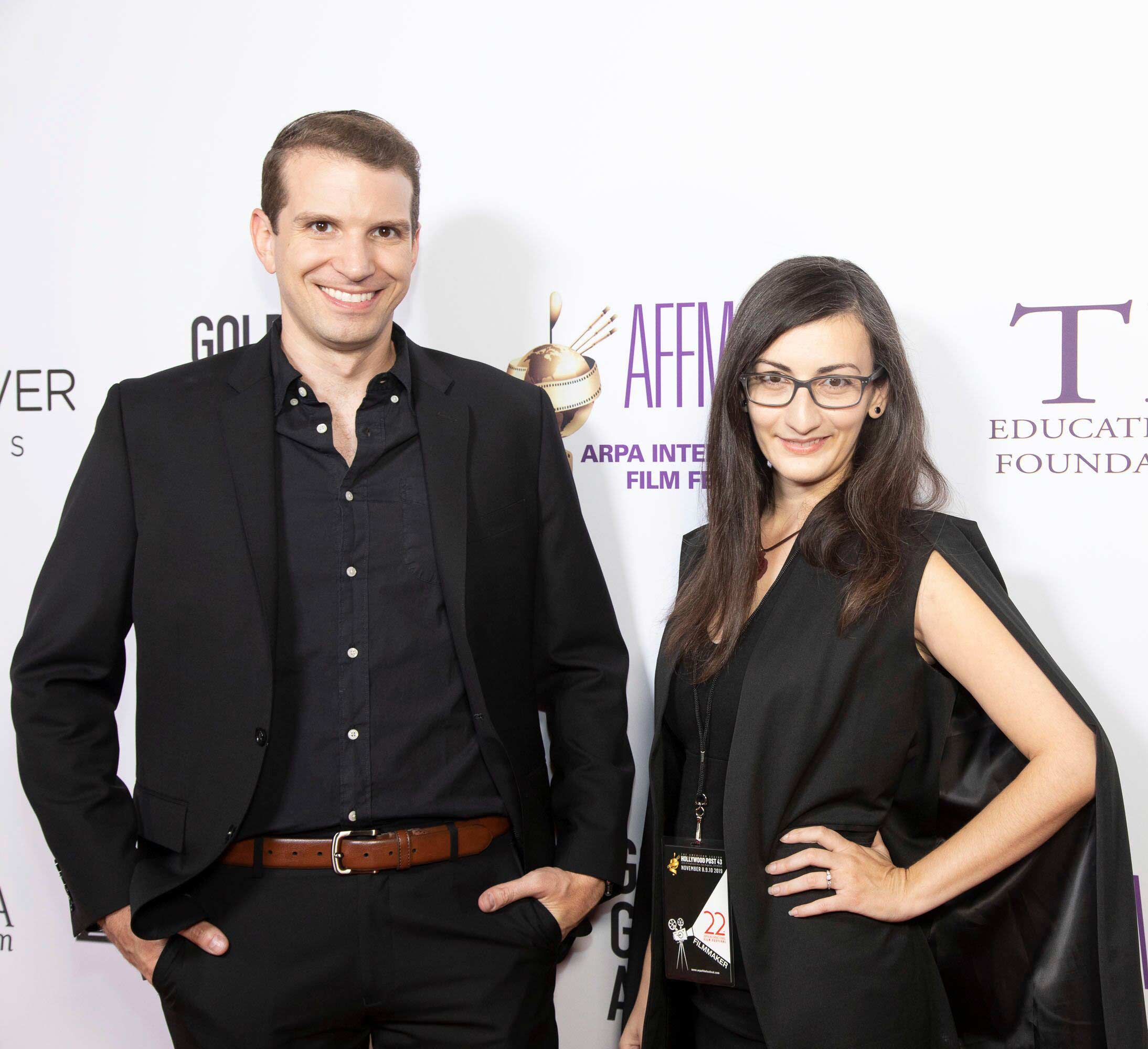 Jared White Lilit Pilikian at the Arpa Intl Film Festival Premiere