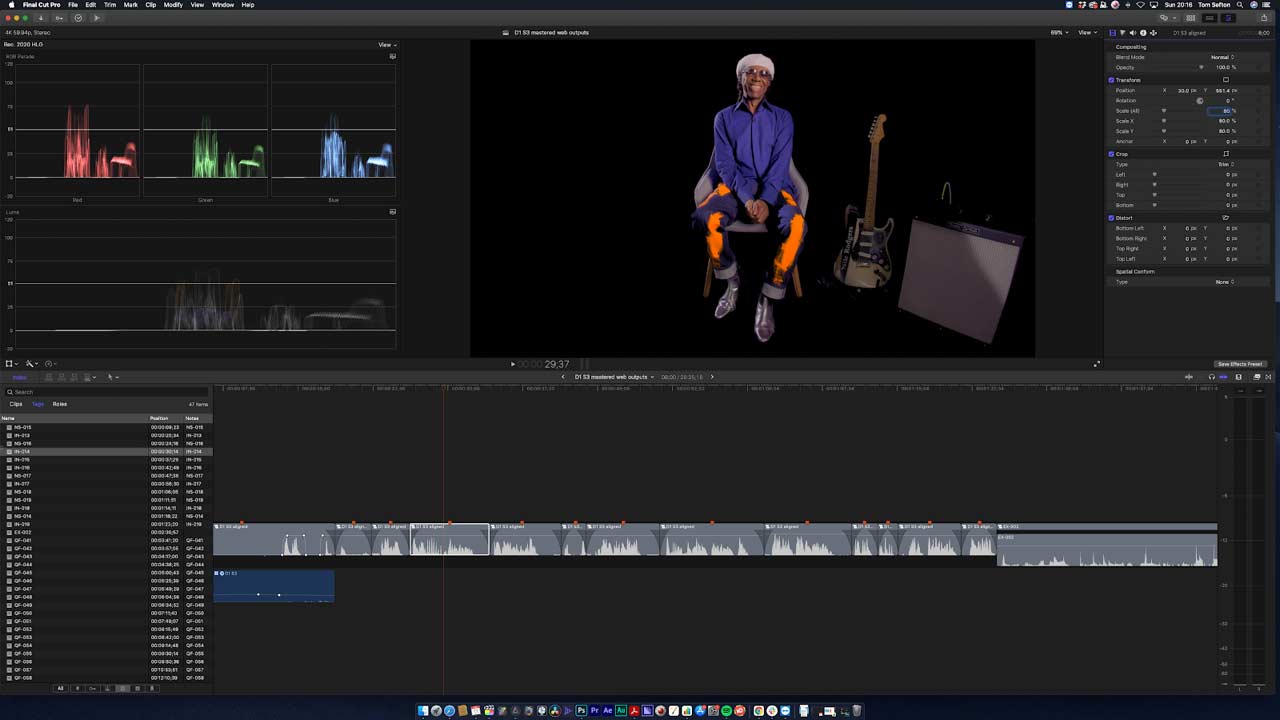 nile rogers fina cut pro 10 01