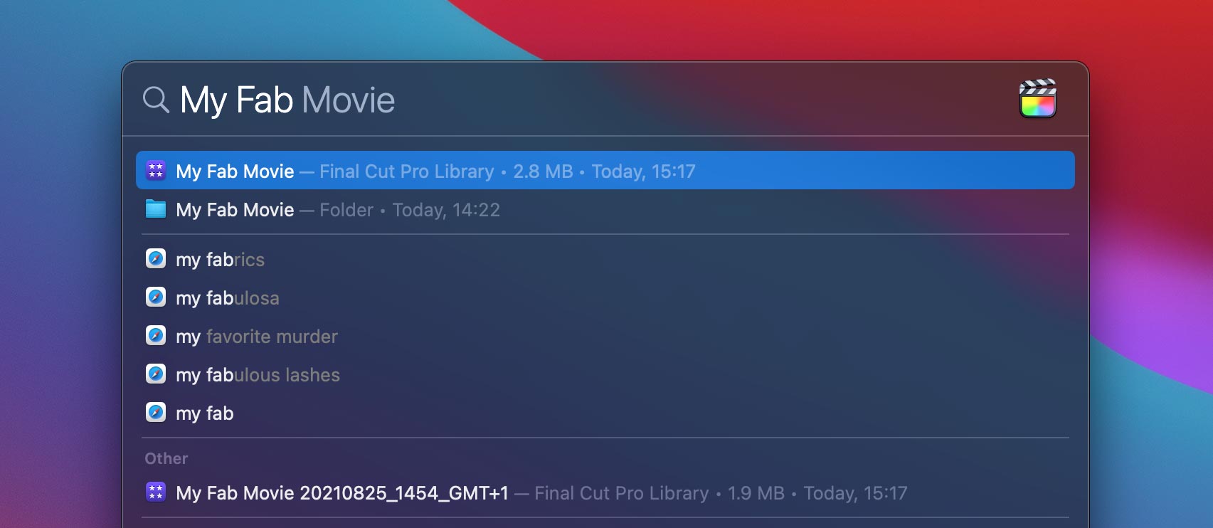 find lost fcp project 19