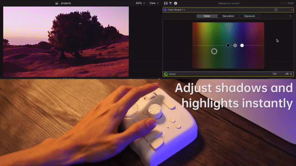 fcp x tb   color grading