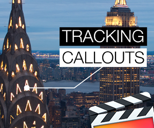 Tracking Callouts FCPX